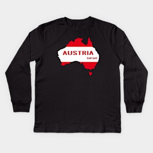 Austria Mate! Kids Long Sleeve T-Shirt